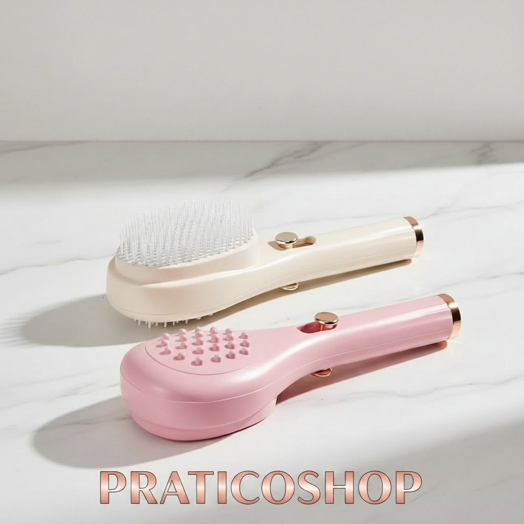 Brosse à Cheveux Rétractable – Nettoyage Instantané