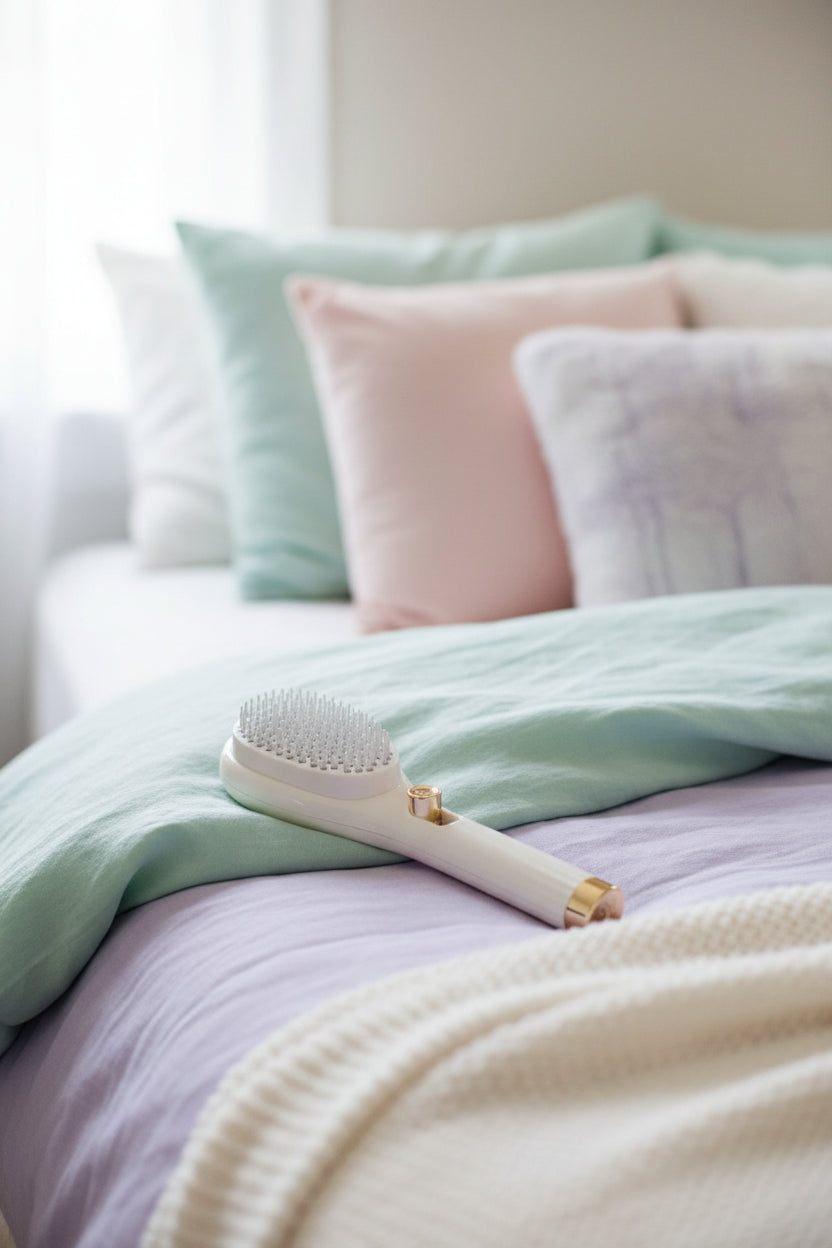 Brosse à Cheveux Rétractable – Nettoyage Instantané