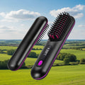 BROSSE A LISSAGE PORTABLE CHAUFFAGE RAPIDE ECRAN LCD SANS FIL