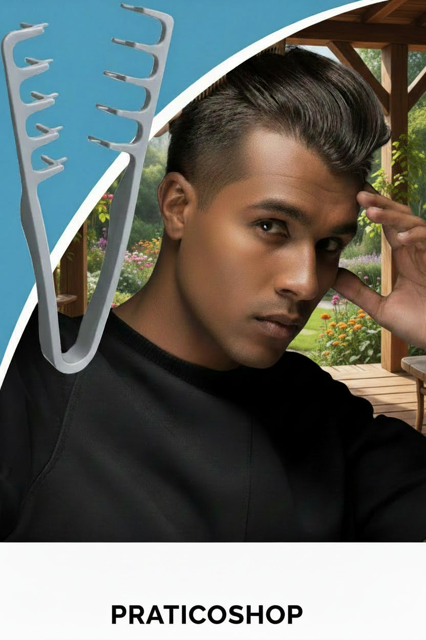 Peigne Texturisant Volumisant pour Homme – Dents Larges